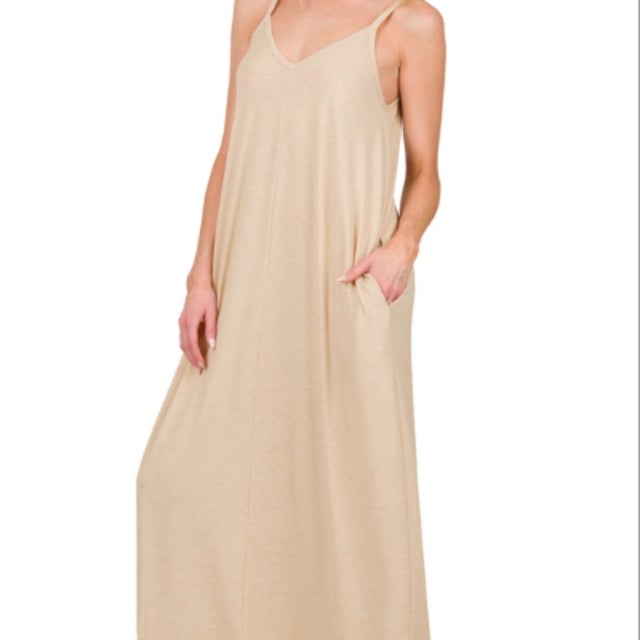Long V-Neck Cami Dress | Rogue Jewelry Designs Long V-Neck Cami Dress | Rogue Jewelry Designs